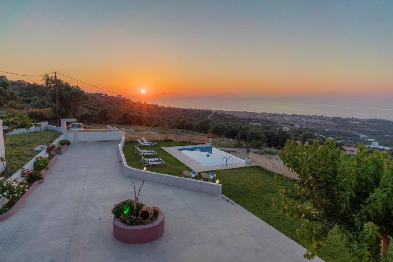 Alkistis Villa With Amazing Sea View Maroulas Luaran gambar