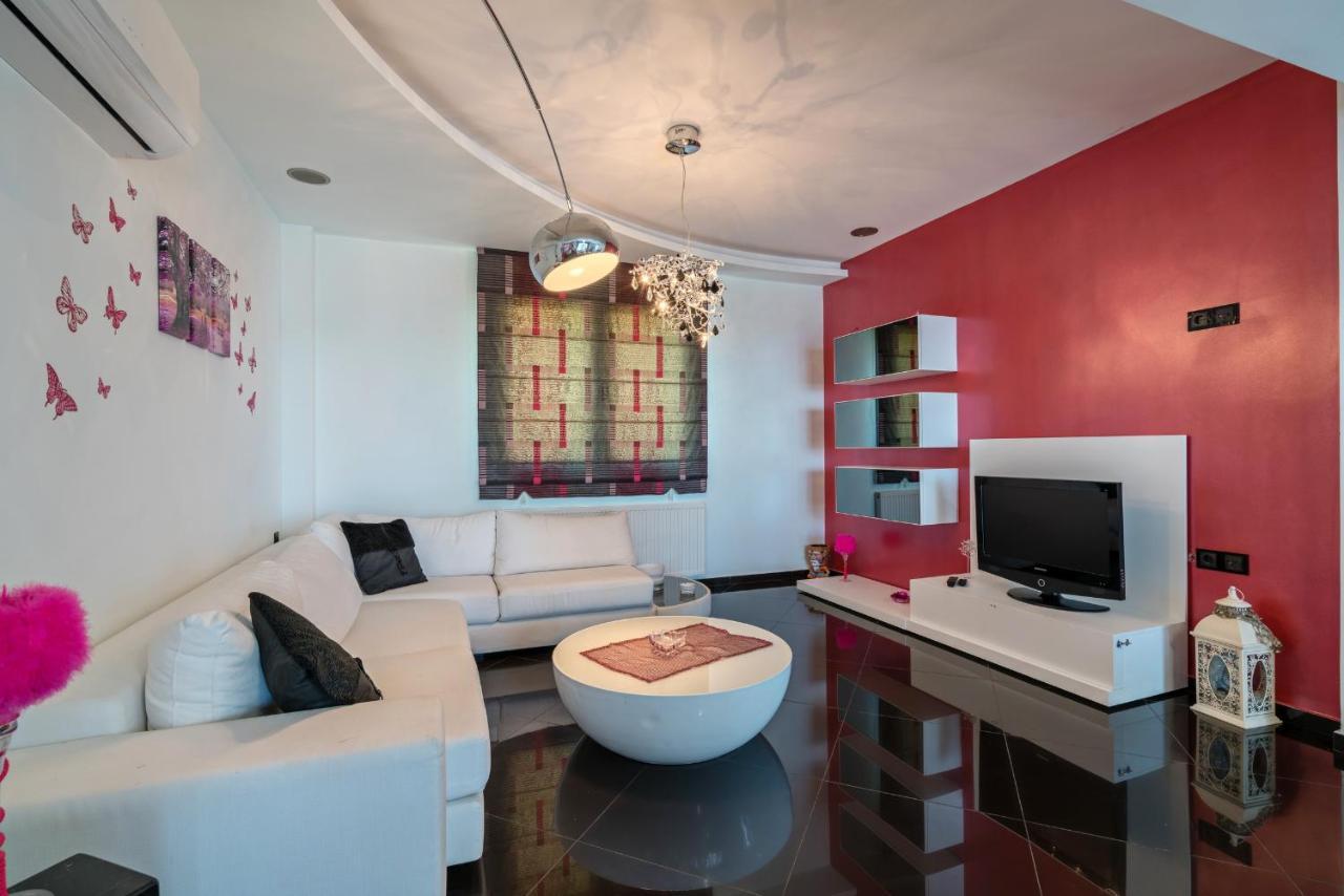 Alkistis Villa With Amazing Sea View Maroulas Luaran gambar