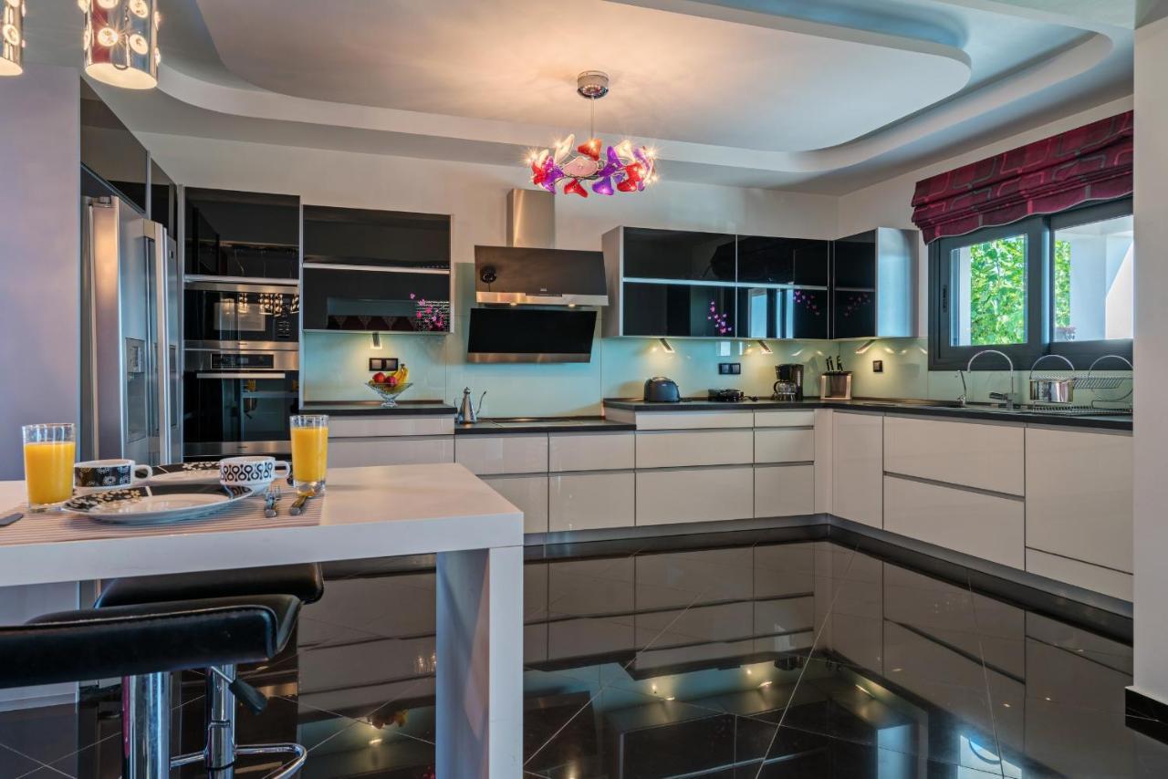 Alkistis Villa With Amazing Sea View Maroulas Luaran gambar