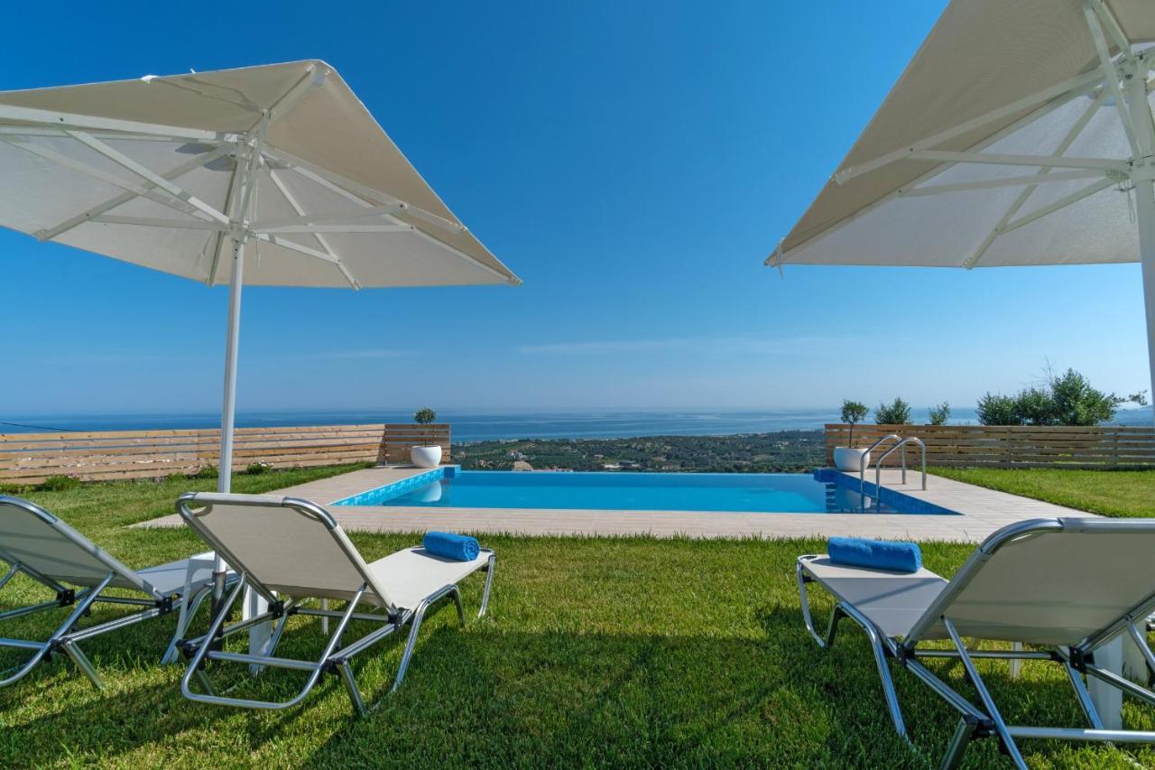 Alkistis Villa With Amazing Sea View Maroulas Luaran gambar