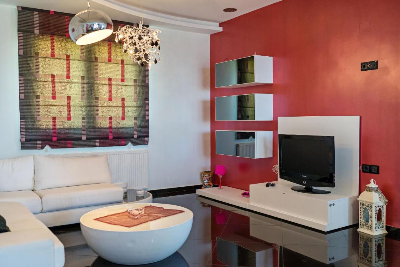 Alkistis Villa With Amazing Sea View Maroulas Luaran gambar