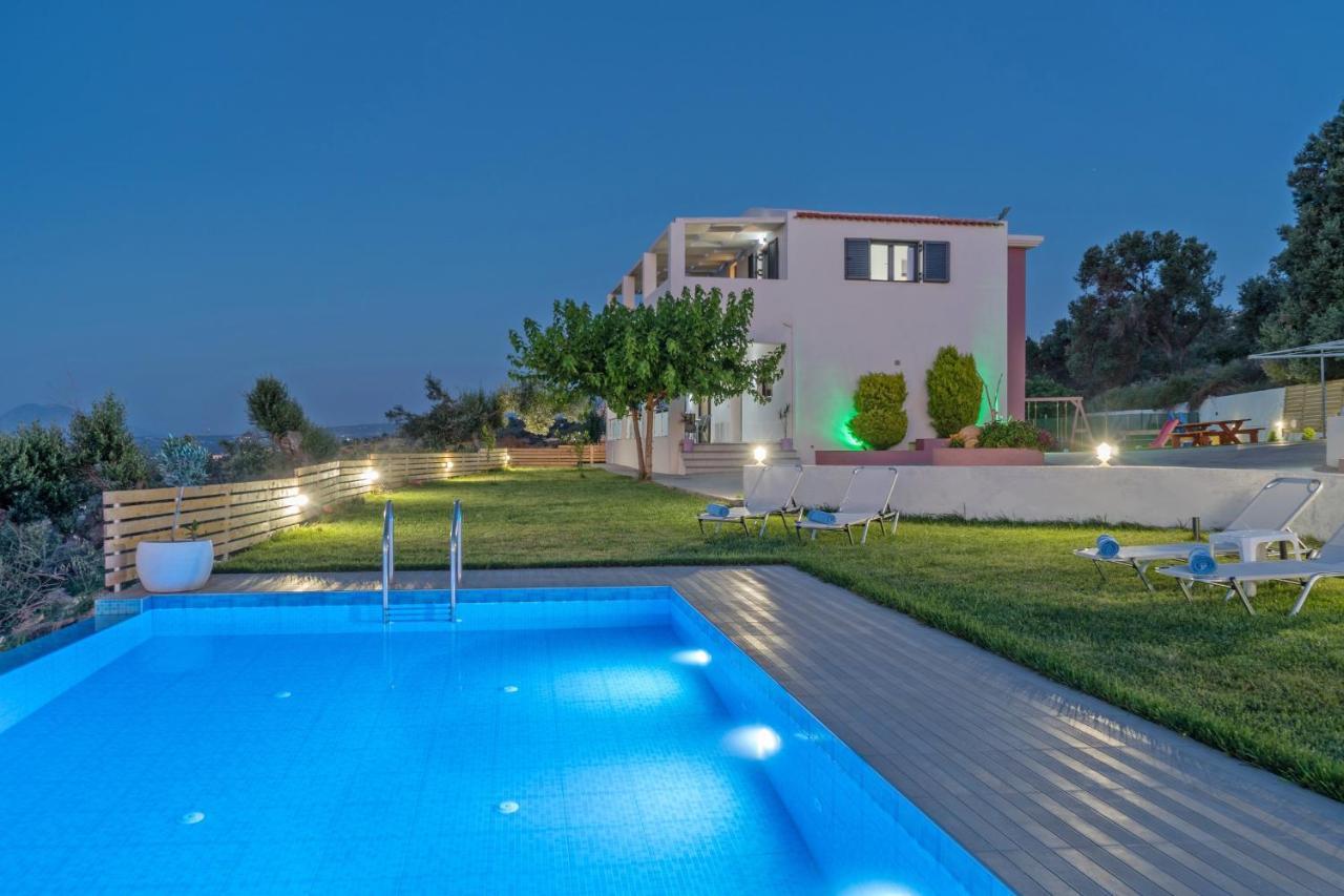 Alkistis Villa With Amazing Sea View Maroulas Luaran gambar