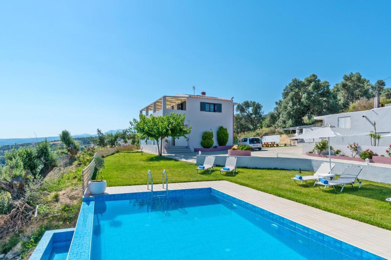 Alkistis Villa With Amazing Sea View Maroulas Luaran gambar