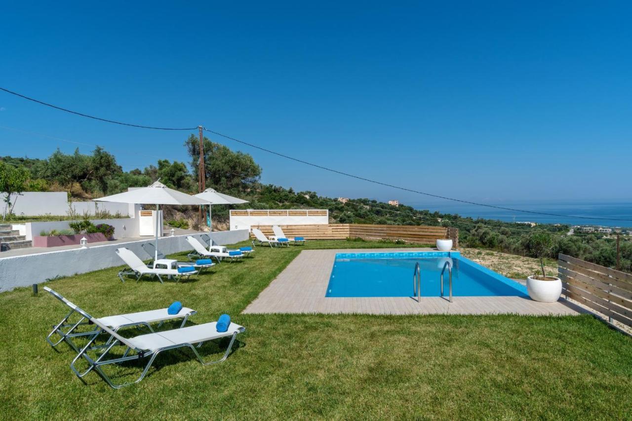Alkistis Villa With Amazing Sea View Maroulas Luaran gambar